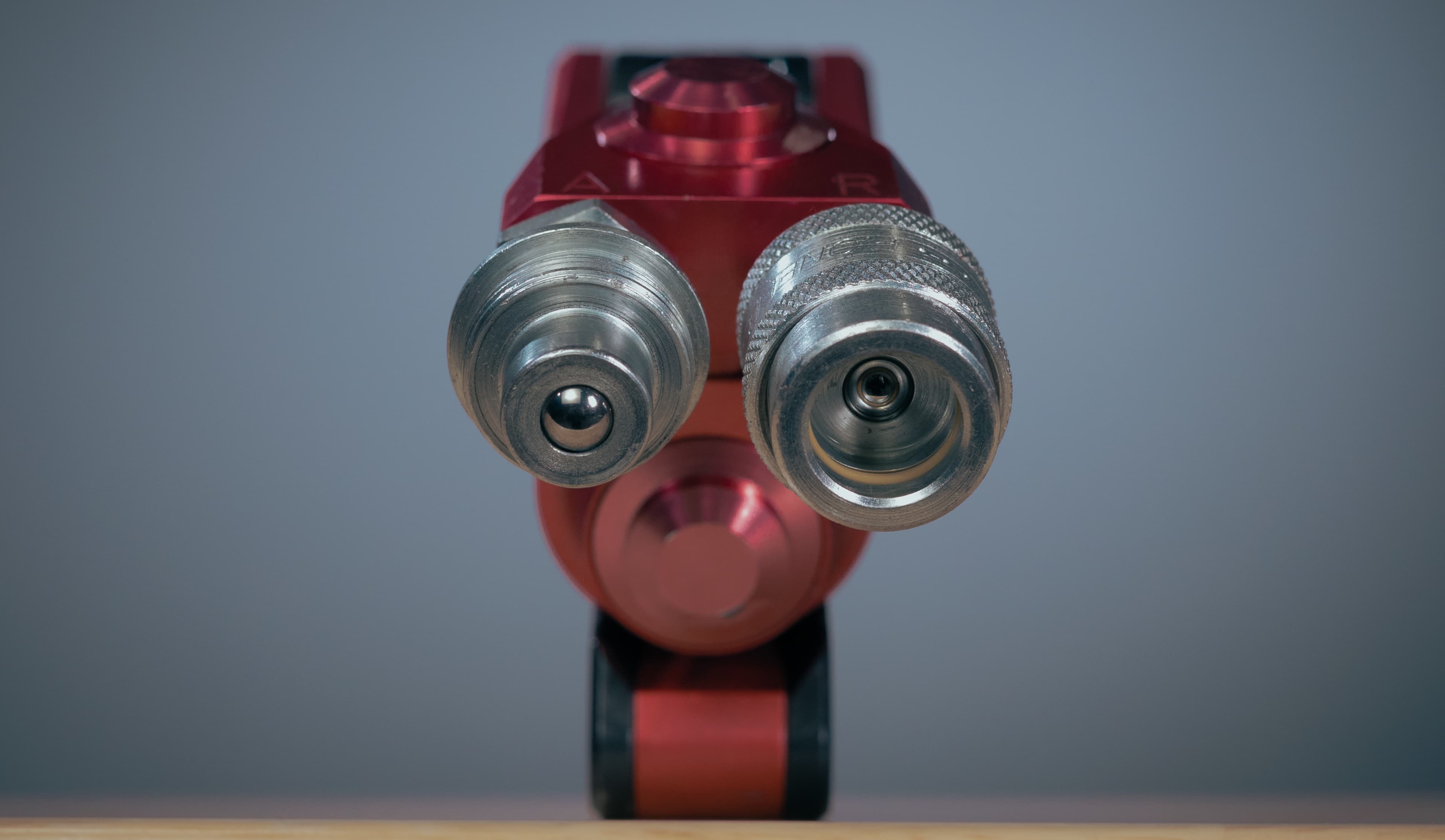 The XLCt Low Clearance Hydraulic Torque Wrench as seen from the rear, showcasing the slim body of the tool.