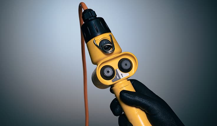 A close-up of the PES Tensioning Pump pendant